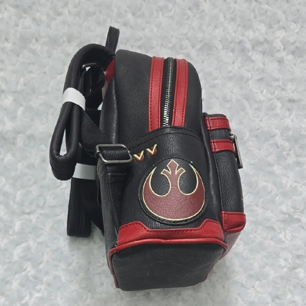 Disney Star Wars Black & Red Mini Backpack by Loungefly